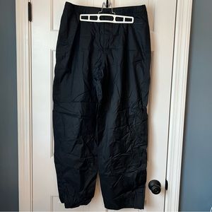 Columbia black rain pants size L